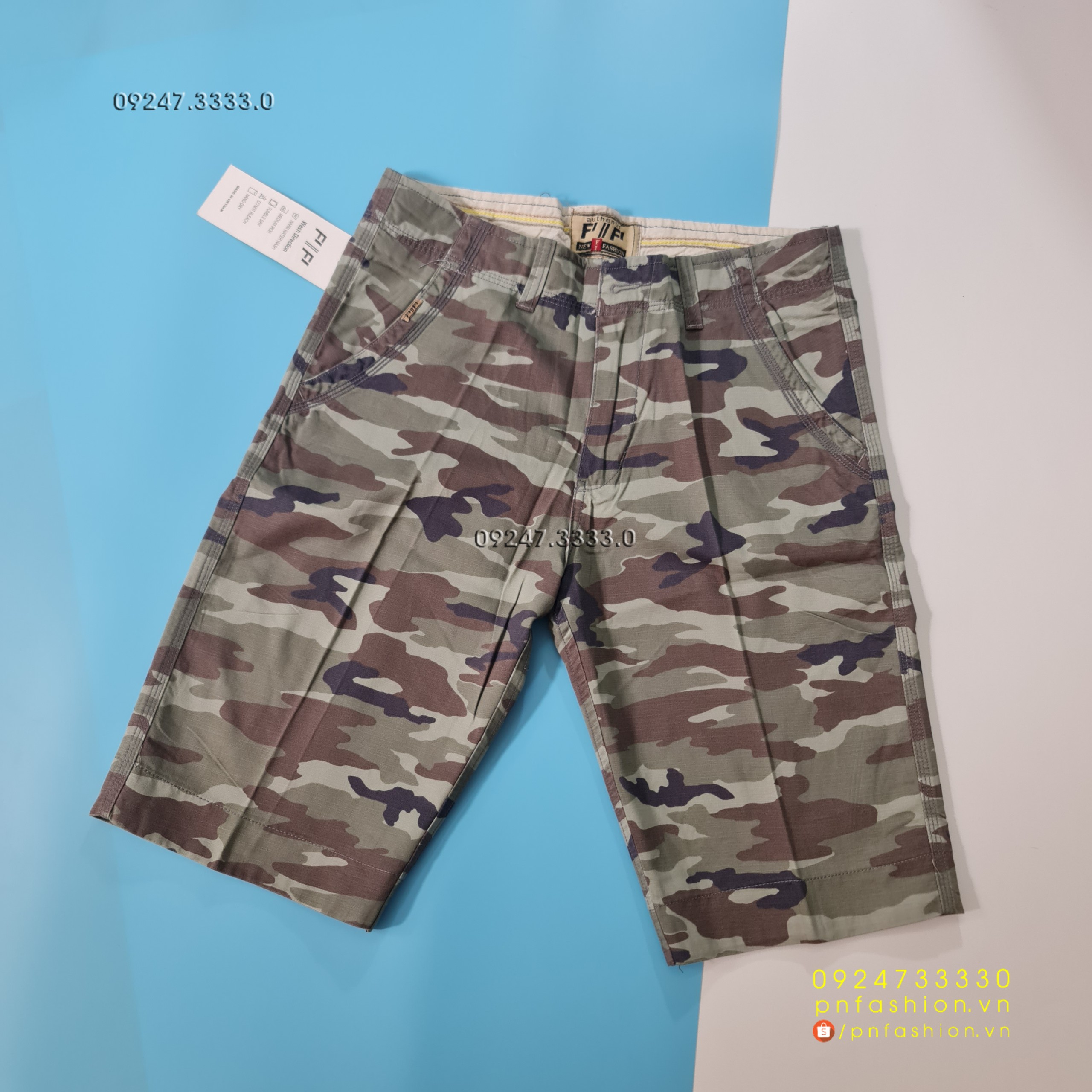 [32] Quần short nam Kaki cao cấp - PN241121- QD32