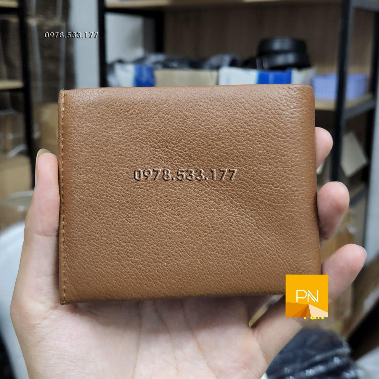 Bóp ví nam ngang da bò thật cao cấp - L101952 Bóp ví nam ngang da bò thật cao cấp - L101952