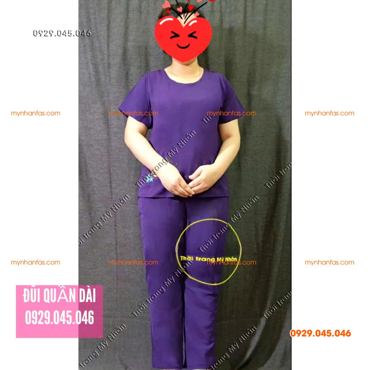 [40-70kg] Đồ bộ trung niên nữ vải đũi quần dài cao cấp thêu hoa nhiều màu đẹp - PN740