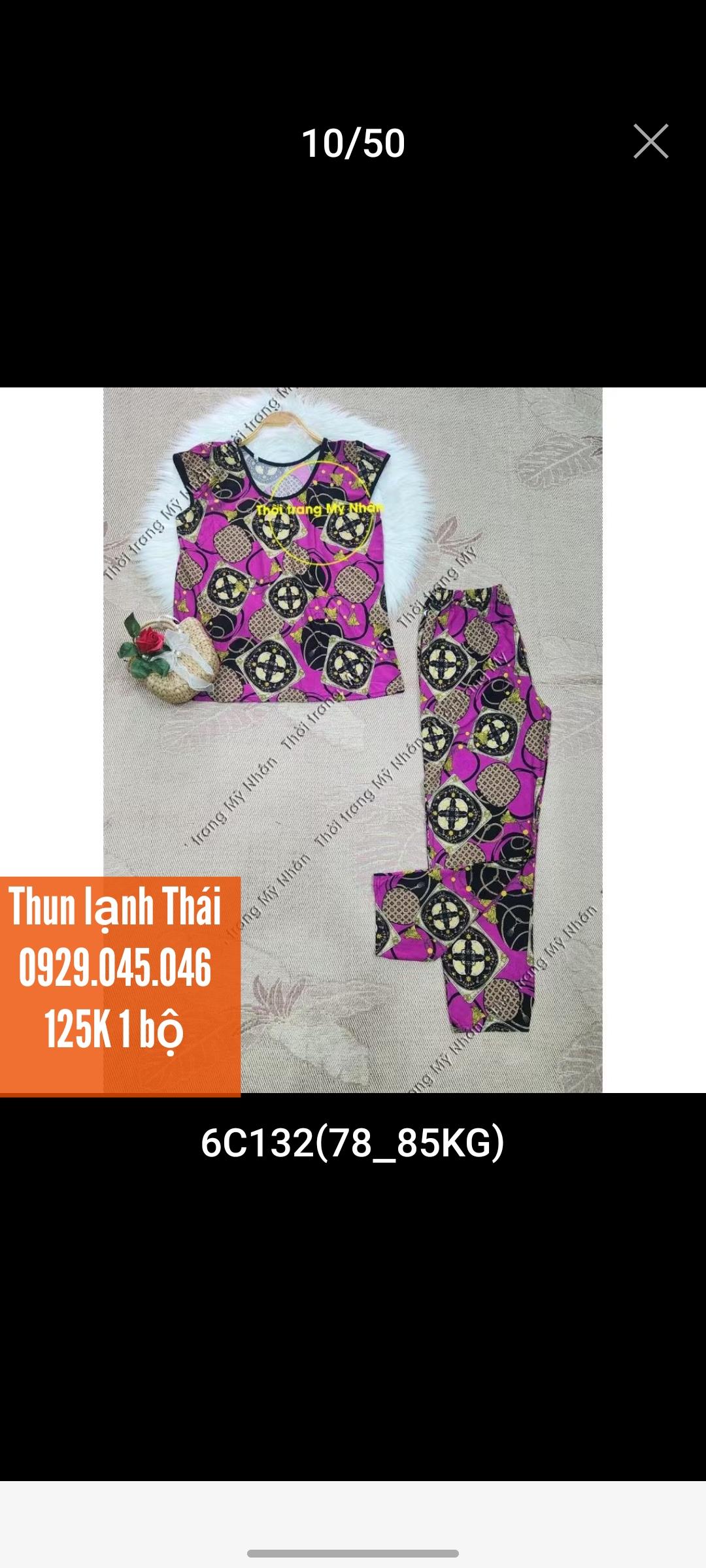 [Bigsize >70kg] Đồ bộ trung niên dài thun lạnh Thái cao cấp, chất vải đẹp - MNFAS751