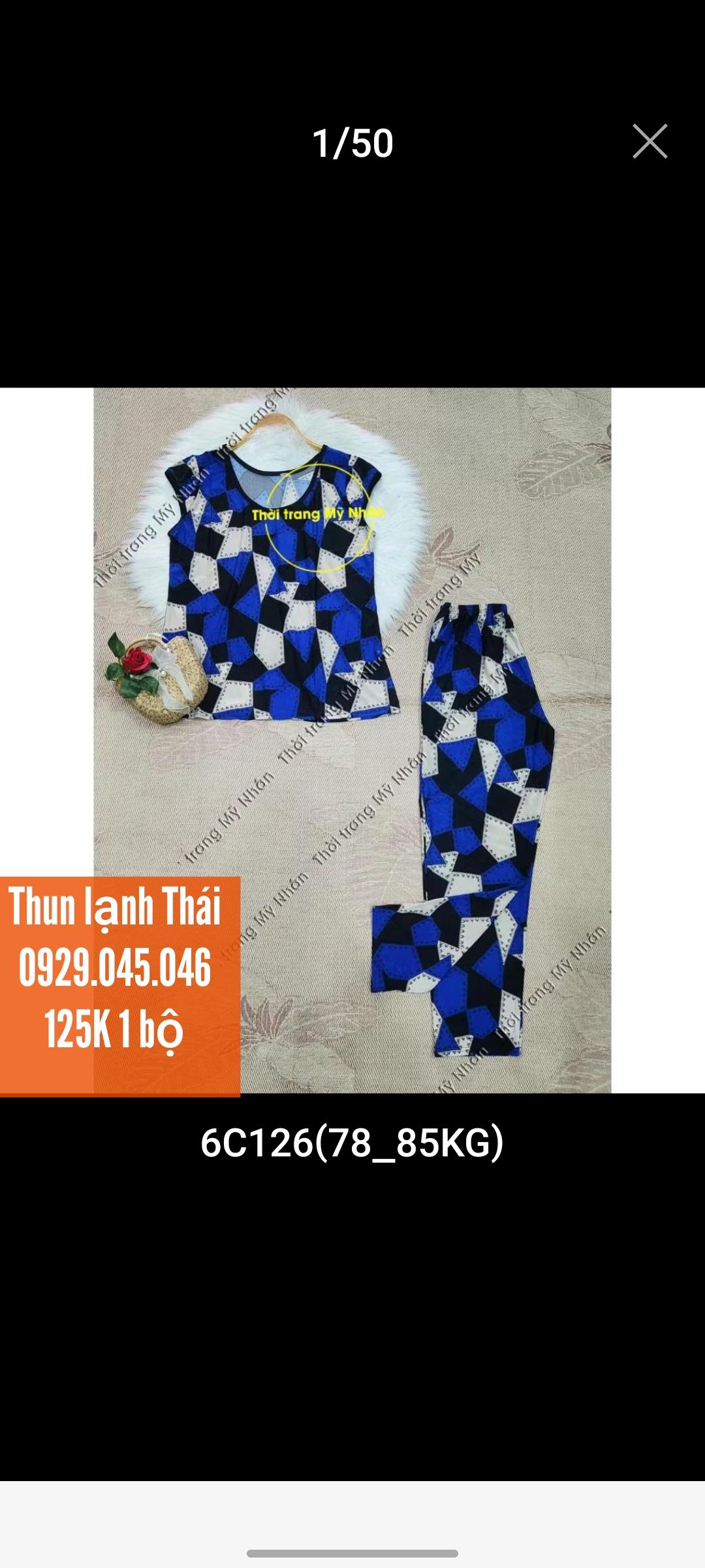 [Bigsize >70kg] Đồ bộ trung niên dài thun lạnh Thái cao cấp, chất vải đẹp - MNFAS751