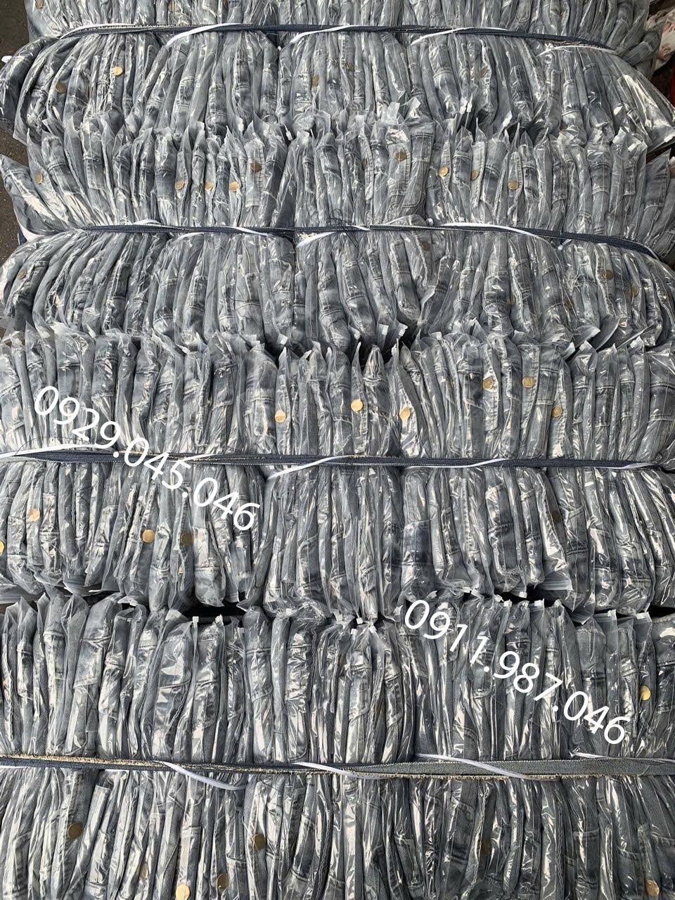 Set tk jean cổ bẻ siêu phẩm + chân váy xếp ly - THU1751T5