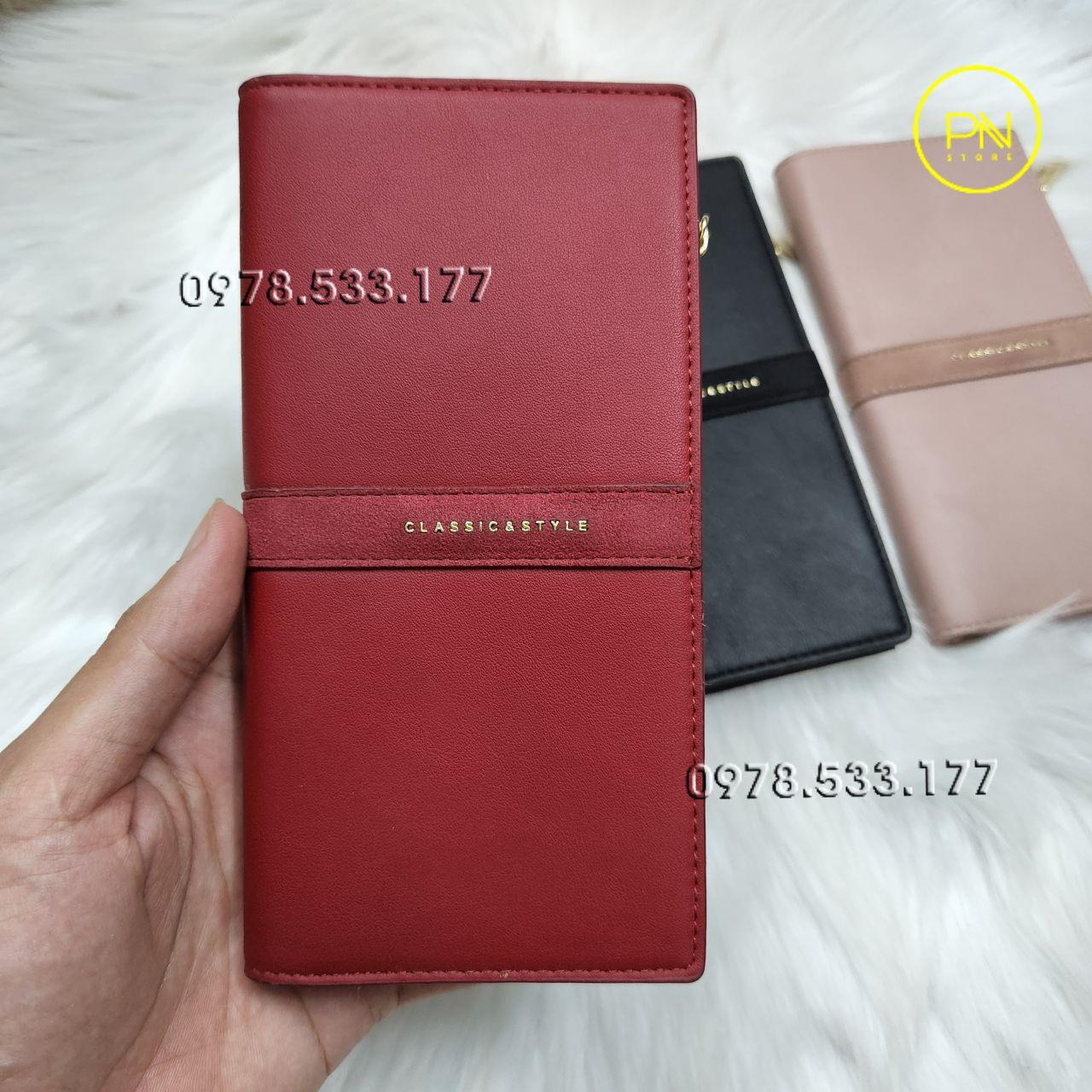 Ví cầm tay nữ công sở sang trọng classic - PN725